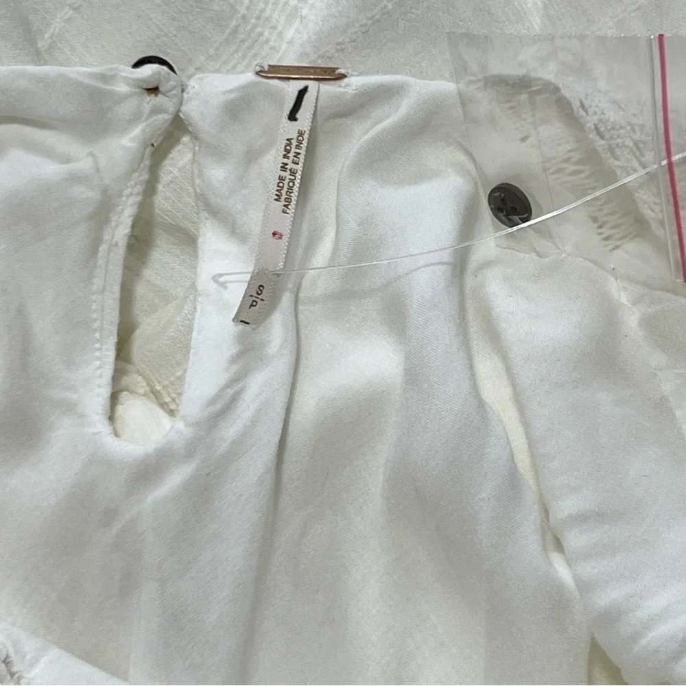 Free People Now And Forever Midi Dress Ivory NWOT